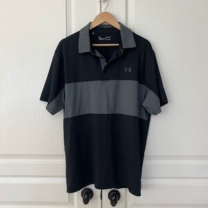 Under Armour Men's Polo Shirt in Black and Gray
